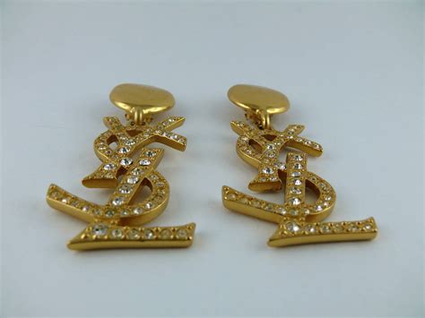 ysl earrings replica|buy vintage ysl earrings.